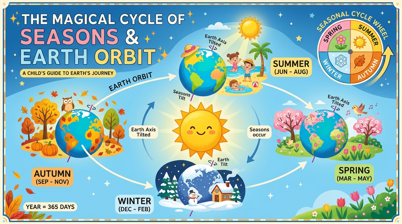 The Magical Cycle of Seasons and Earth Orbit